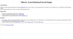 Desktop Screenshot of milresh.com